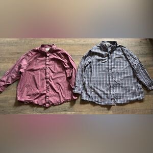 Oak Hill mens big & tall 4XLT lot of wrinkle free and easy stretch dress shirts